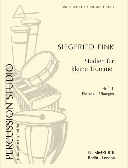 Studies for Snare Drum Vol. 1, Elementar-Übungen, for Side/Snare drum