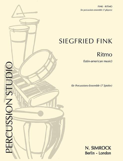 Ritmo, Latin-American-Music, for 7 percussion, Score and parts