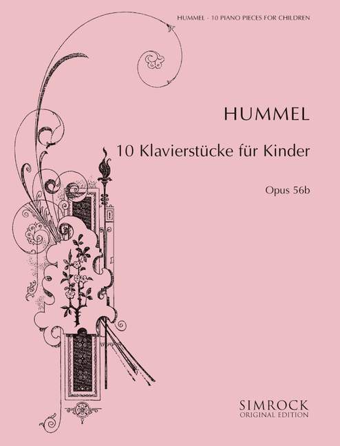 Ten Pieces for Children op. 56b, for piano