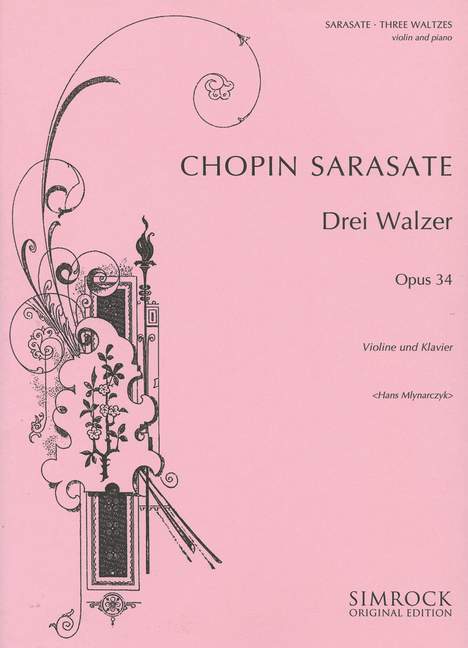 Waltz op. 34/2, for violin and piano