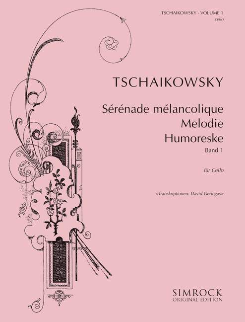 Tchaikovsky for Cello Vol. 1, for cello and piano