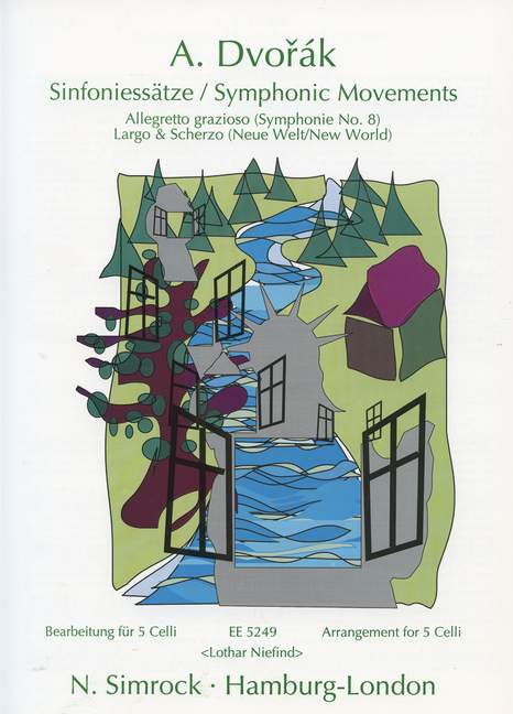 Symphonic Movements, for 5 cellos, Set of parts