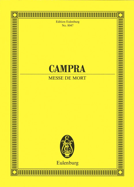 Messe de Mort, Requiem, for soloists, mixed choir (SATB) and orchestra, Study score