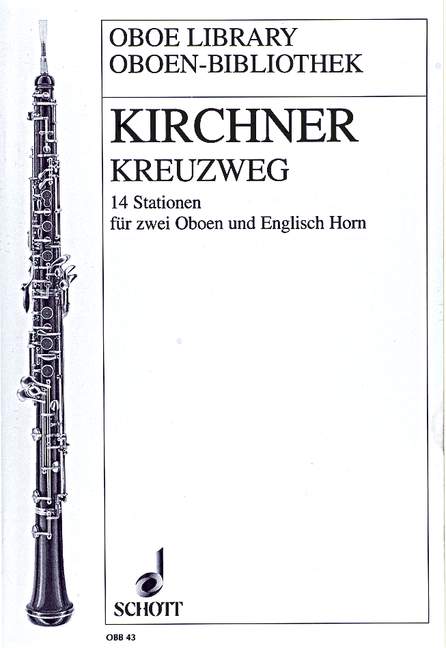 Kreuzweg, 14 Stationen, for 2 oboes and cor anglais, Score and parts