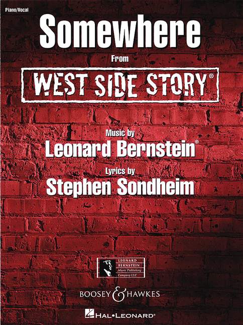 Somewhere, from West Side Story, for voice and piano