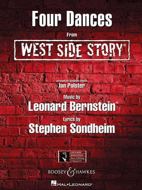 Four Dances QMB 562, from West Side Story, for Wind band, Score and parts