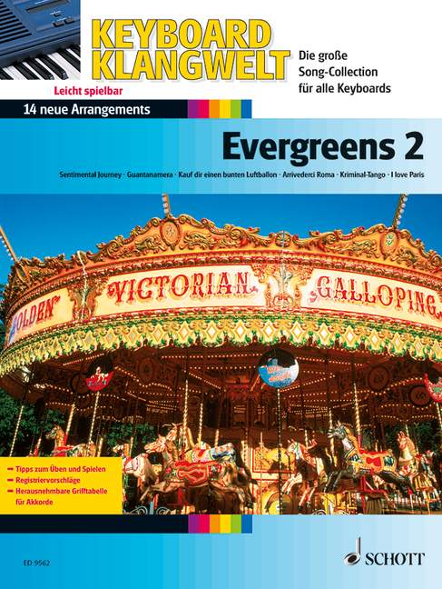 Evergreens 2 Vol. 2, 13 neue Arrangements leicht spielbar, for Keyboard