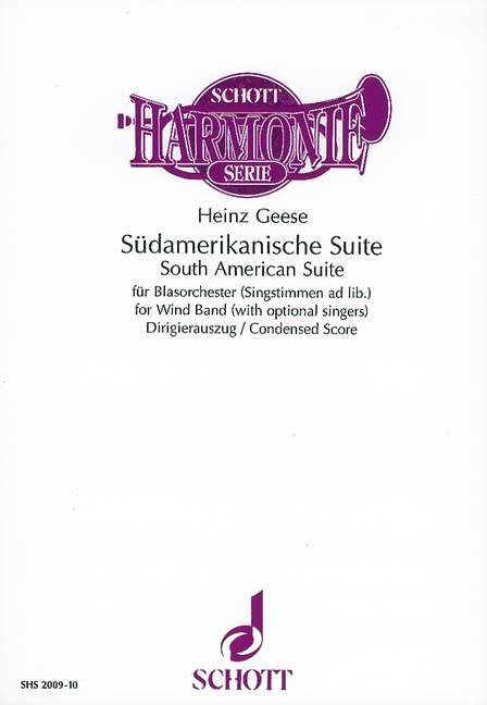 South American Suite, aus Seefahrt nach Rio, for wind band, Conductor reduction