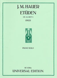 Studies op. 22/1-5 Vol. 1, for piano, Score