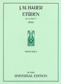 Studies op. 22/6-9 Vol. 2, for piano, Score