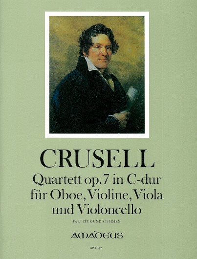 Quartet in C Major, for oboe, violin, viola and cello, Score and parts