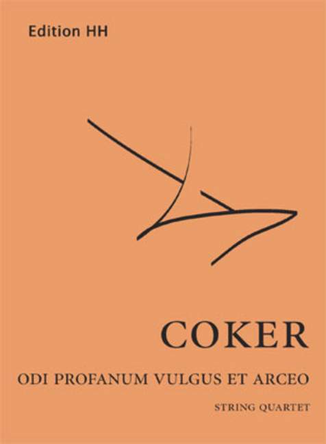 Odi profanum vulgus et arceo, for string quartet, Score and parts