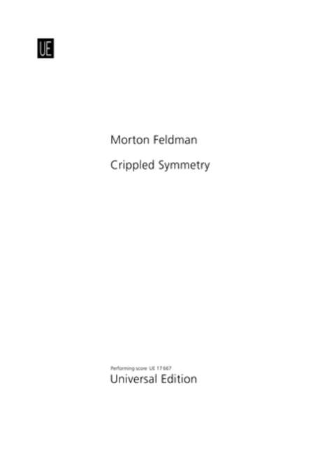 Crippled Symmetry, for flute, percussion and piano (doubling celesta), Performing score