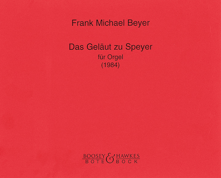 Das Geläut zu Speyer, nach einem Chorsatz von Ludwig Senfl, for organ
