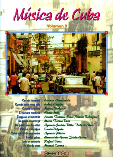 Music of Cuba Vol. 9, for piano with voice and Chords