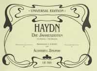 The Seasons Hob. XXI:3, for piano 4 hands, Score