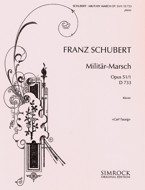 Military March op. 51/1 D 733, for piano