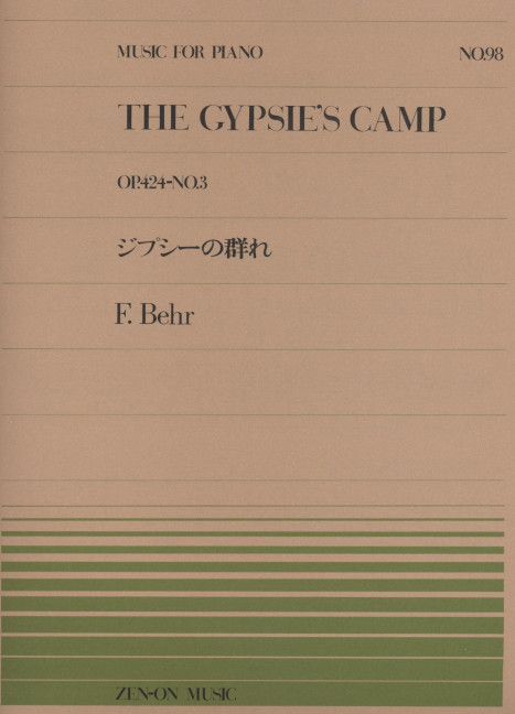 The Gypsie's Camp op. 424/3 No. 98, for piano