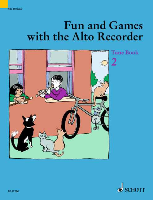 Fun and Games with the Alto Recorder, Tune Book 2, for treble recorder with othern instrumentsn (SATB recorders, piano, guitar and percussion ad.lib.)