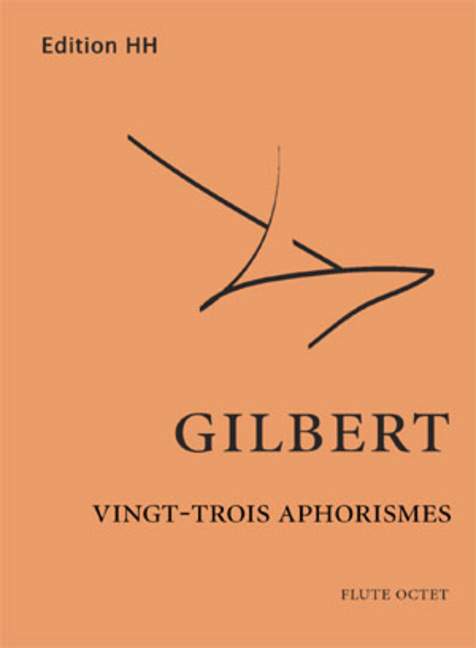 23 Aphorismes, l'implacable logique l'unicité, for 2 piccolos, 5 flutes, 1 bass-flute, Score