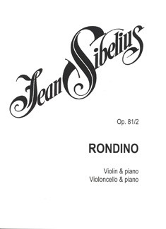 Rondino op. 81/2, for cello and piano, Score and parts
