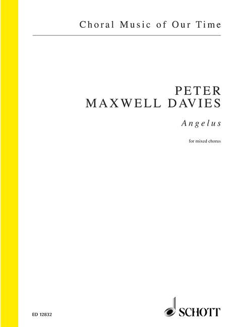 Angelus op. 242, for mixed choir (SATB), Choral score