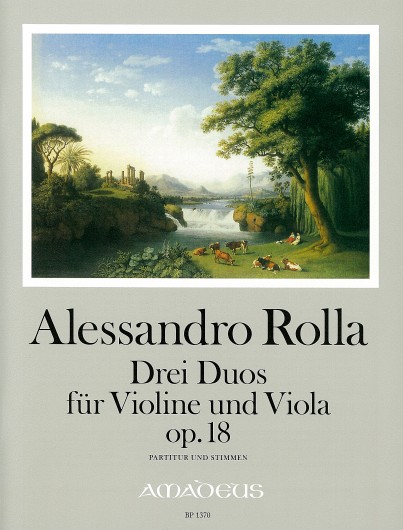 3 Duos op. 18, for violin and viola, Score and parts