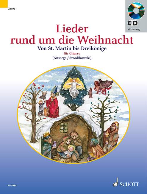 Songs around Christmas, from Saint Martin to Epiphany, for guitar (2. and 3. guitar ad lib).