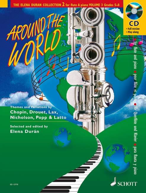 Around the World Vol. 3, Airs and Variations, for flute and piano