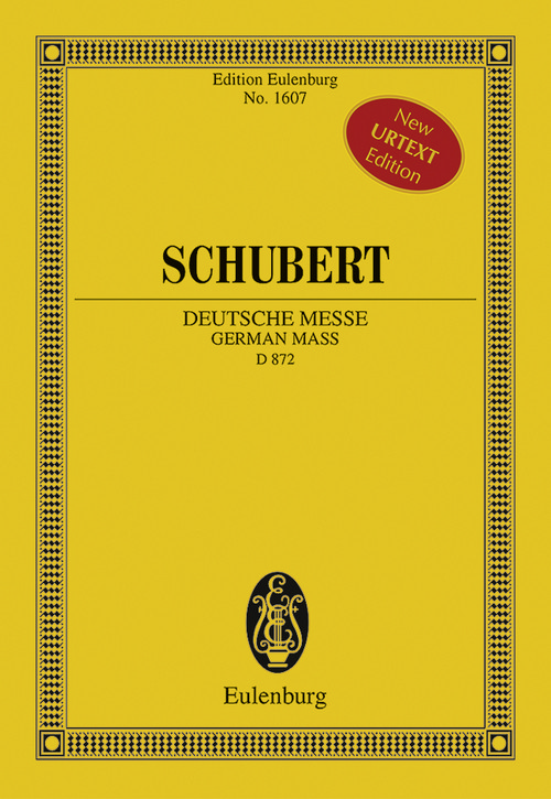 German Mass D 872, for mixed choir and orchestra, Study score