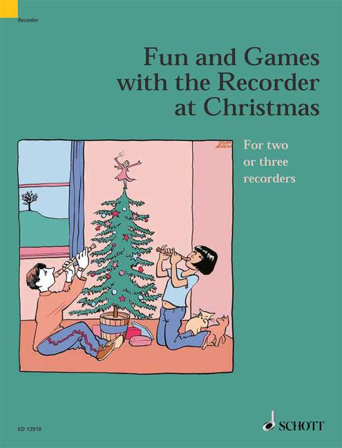 Fun and Games with the Recorder at Christmas, 7 Christmas carols in easy arrangements for 2 or 3 recorders, for 2-3 recorders (SS/ST/SSS/SST/SAT)