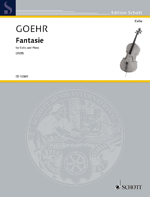 Fantasie op. 77, for cello and piano, Score and part