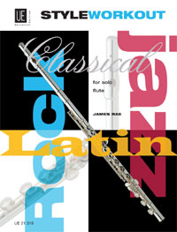 Style Workout, 40 studies in classical, jazz, rock and latin styles, for flute, Score