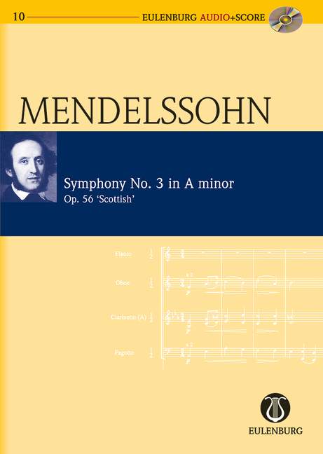 Symphony No. 3 A minor op. 56, Scottish, for orchestra, Study score