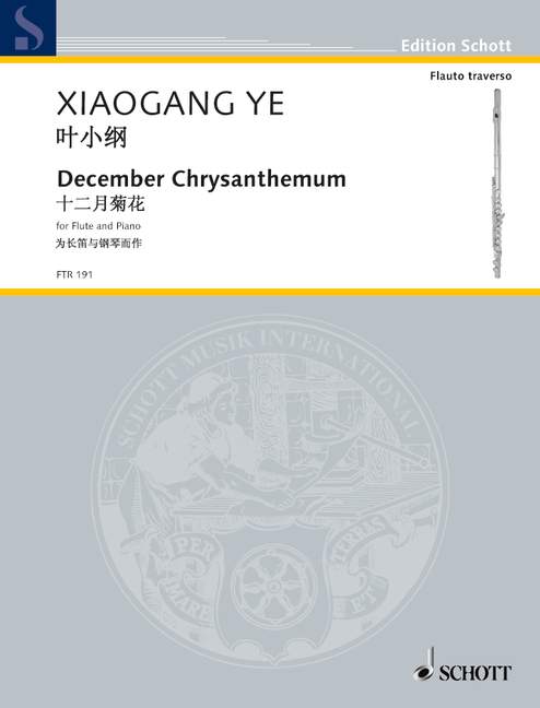 December Chrysanthemum op. 52, for flute and piano
