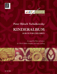 Album for the Young, Magic Flute on Stage, for flute and piano, Score