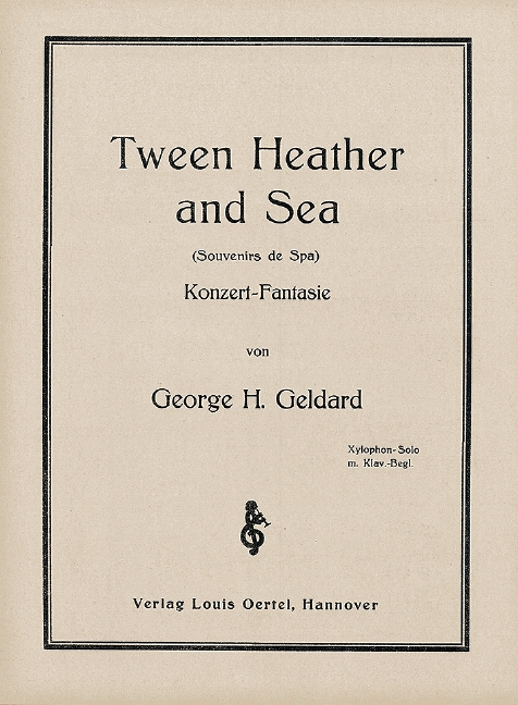 Tween Heather and Sea, Concert Fantasy, for xylophone and piano