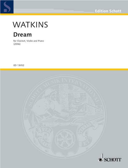 Dream, for clarinet, violin and piano, Score and parts