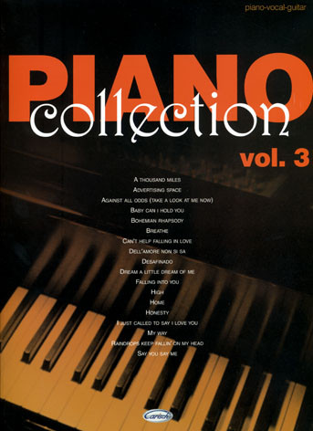 Piano Collection Vol. 3, Songbook