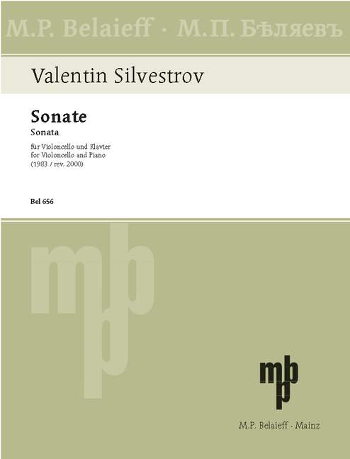 Sonata, for cello and piano