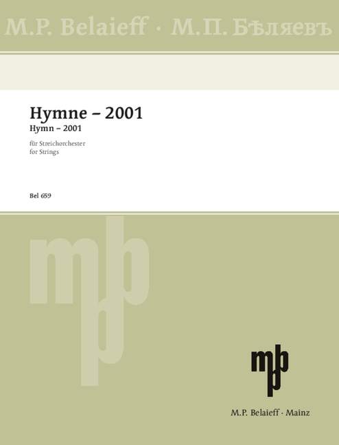 Hymn - 2001, for string orchestra, Score