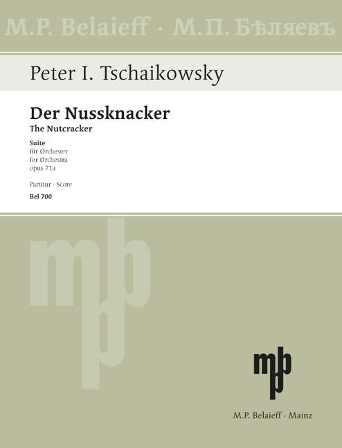 The Nutcracker op. 71a, Orchestral Suite, Score