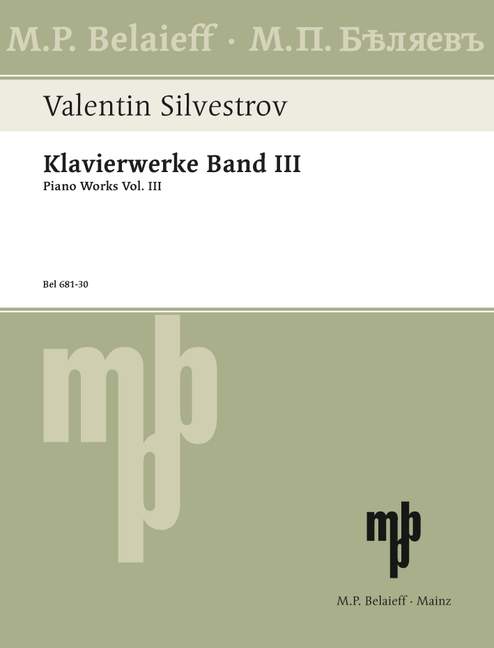 Piano Works Vol. 3, Works from 1996 to 2003
