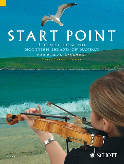 Start Point, Four Tunes from the Scottish Island of Sanday, for string ensemble (string quartet), Score and parts