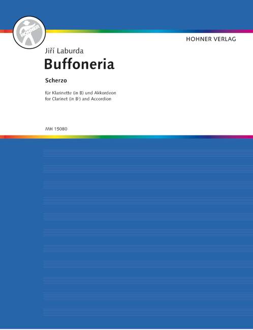 Buffoneria, Scherzo, for clarinet in Bb and accordion
