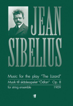 Music for the play The Lizard op. 8, Musik till skådesspelet Ödlan, for string orchestra, Score