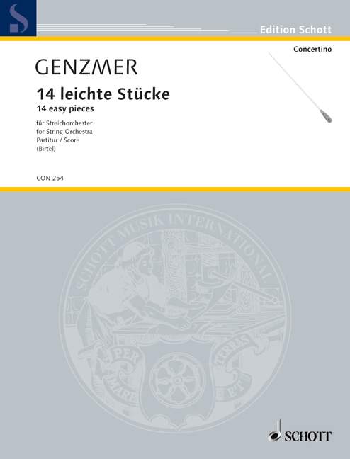 14 Easy Pieces for String Orchestra GeWV 134, Score