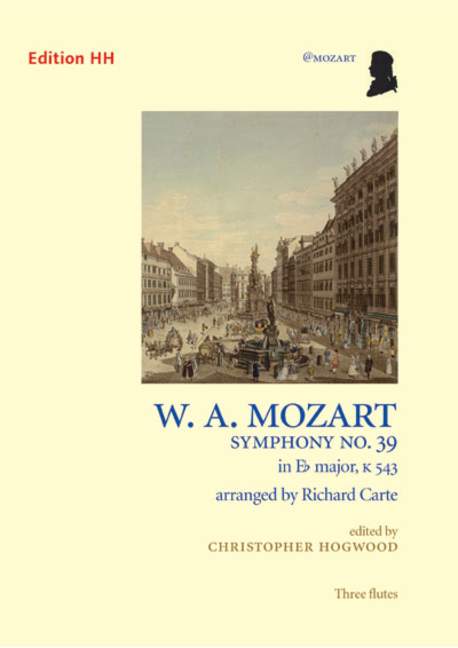 Symphony 39 in E flat major, for 3 flutes, Score and parts