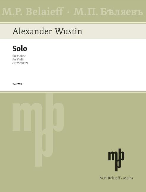 Solo, for violin