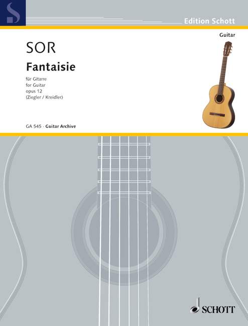 Fantaisie op. 12, for guitar